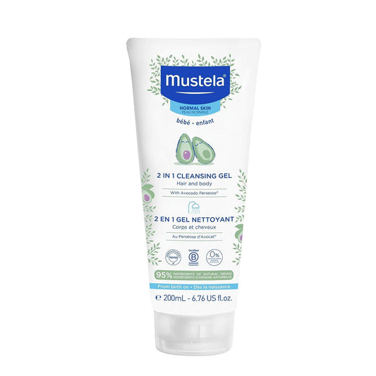 Mustela 2 in 1 Cleansing Gel 6.8oz