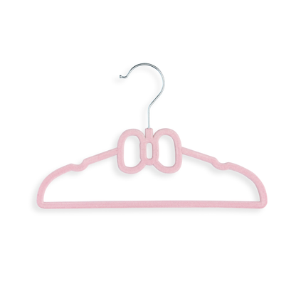 Rose Textiles 10-Pack Baby Hangers - Pink Bow