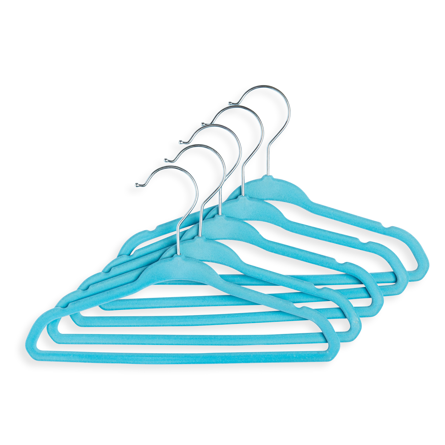 Rose Textiles Baby Hangers 15-Pack - Blue