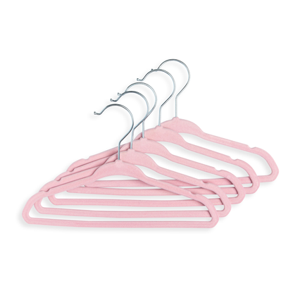 Rose Textiles Baby Hangers 15-Pack - Pink