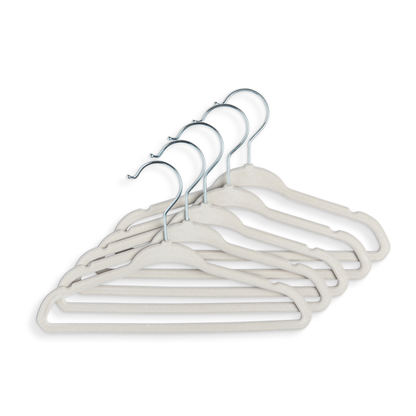 Rose Textiles Baby Hangers 15-Pack - Grey