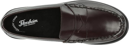 Sapatos masculinos Florsheim Croquet Penny Loafer - Borgonha