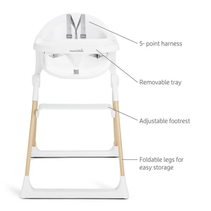 Munchkin Float™ Foldable High Chair