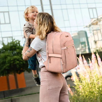 Mochila de provisiones 2 en 1 Petunia Pickle Bottom - Toffee Rose