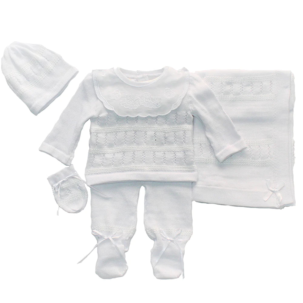 Karela Boy Bebe Knitted Set - Newborn