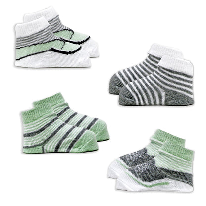 Tendertyme 4 Pack Baby Socks