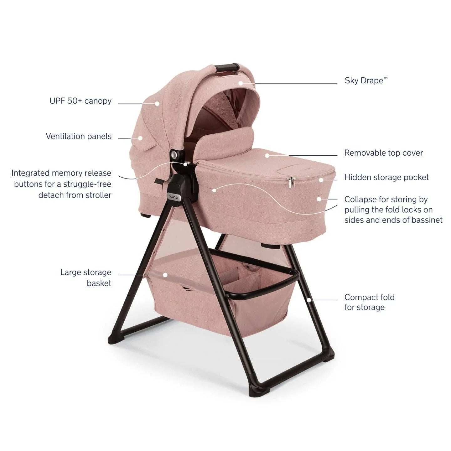 Nuna LYTL Bassinet + Stand