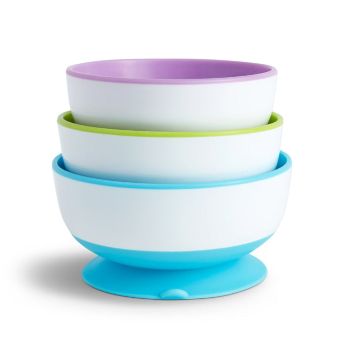 Munchkin Stay Put 3 Suction Bowls