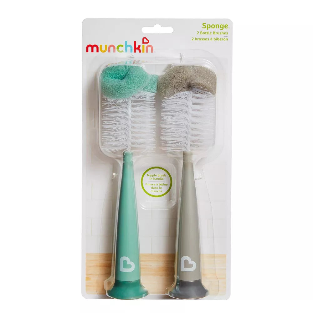 Munchkin Sponge Bottle Brush - 2pk