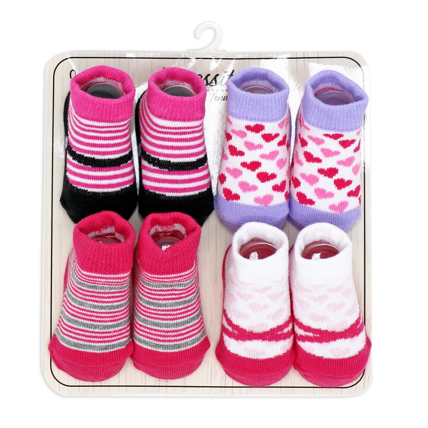 Tendertyme 4 Pack Baby Socks