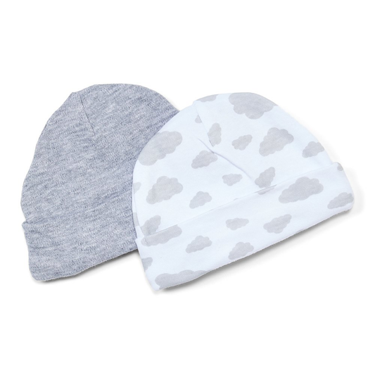 Pack de 2 gorros Heather de Rose Textiles - Nube gris