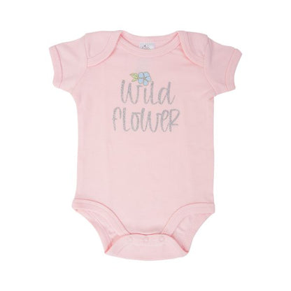 Conjunto de presente para menina Baby Essential 4Pc - Flor Selvagem