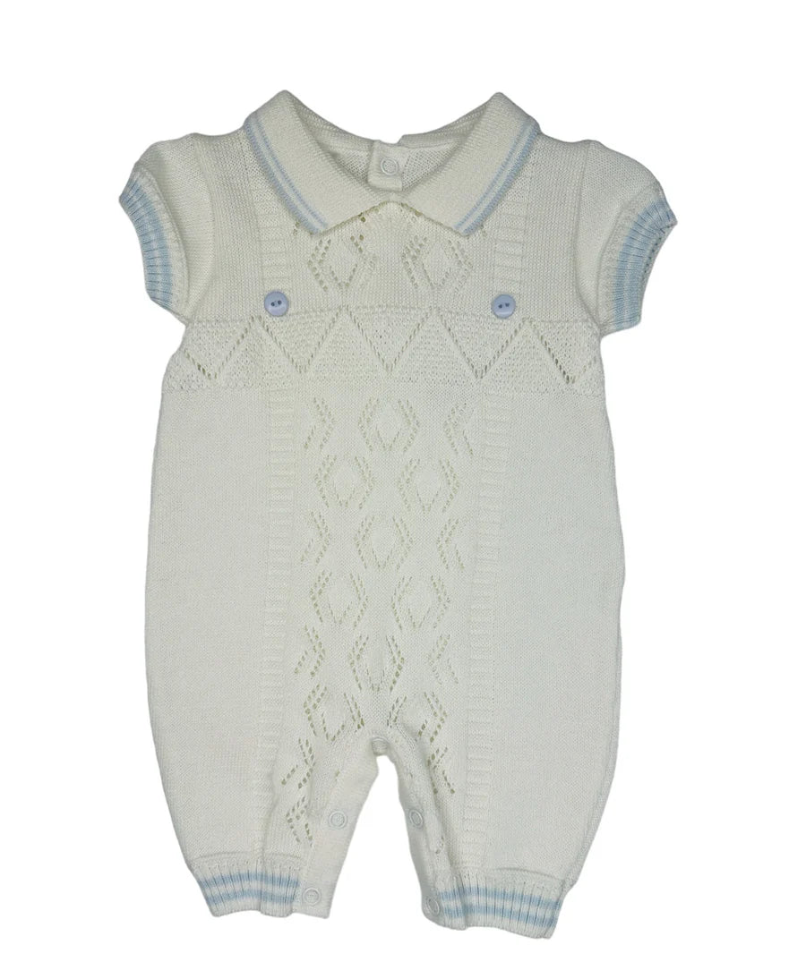 Karela Boy Knitted Bubble Romper