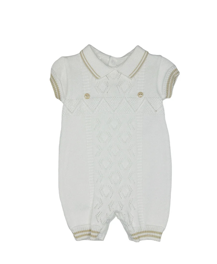 Karela Boy Knitted Bubble Romper