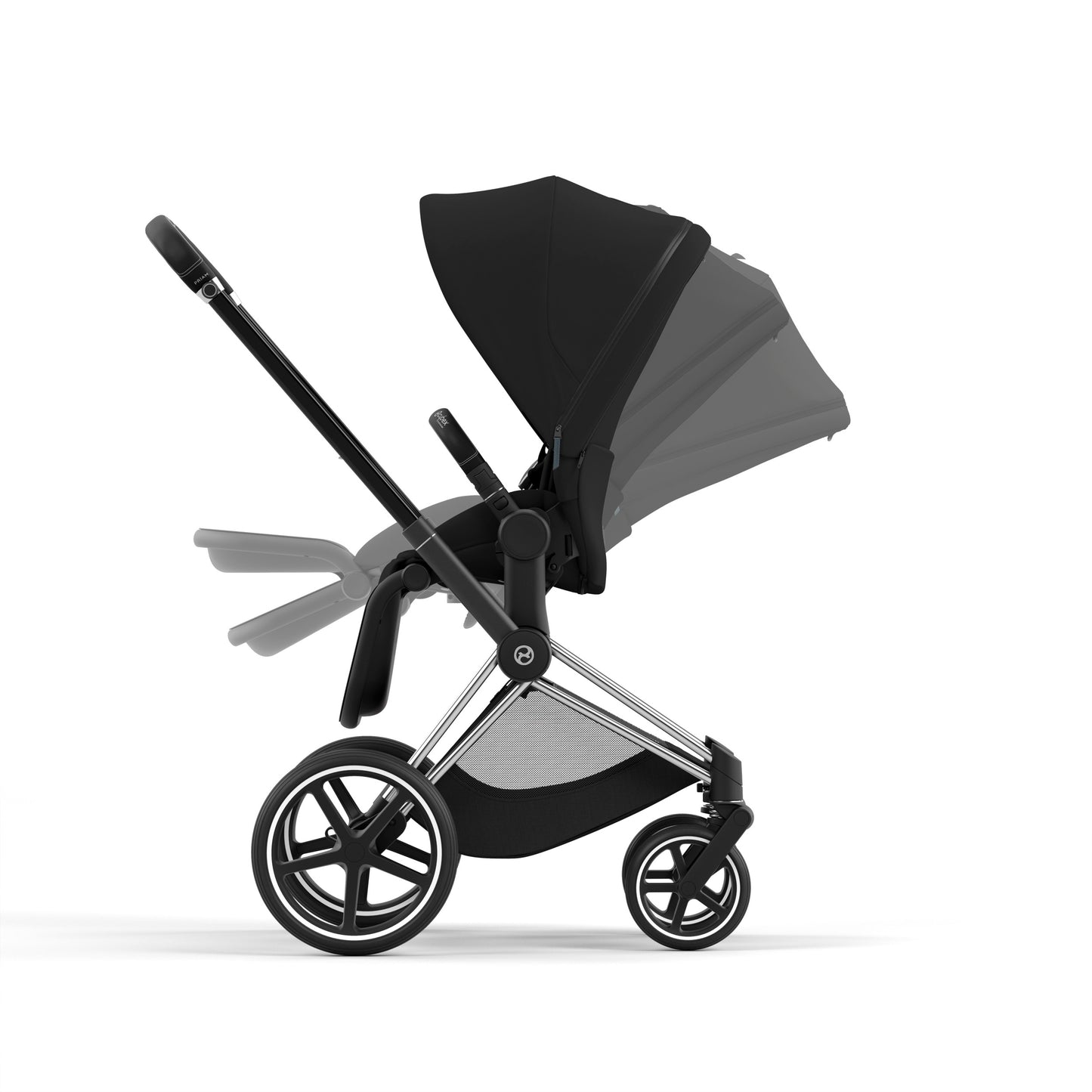 Cybex PRIAM 4 Stroller - Chrome/Black Frame