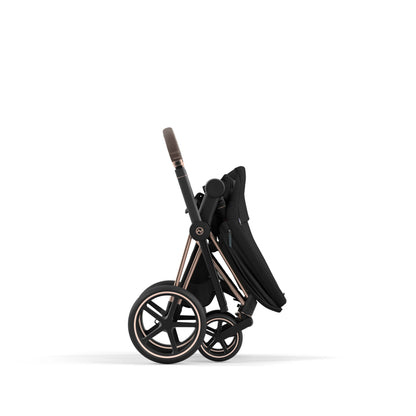 Carrinho Cybex PRIAM 4 - Moldura Ouro Rosa/Marrom