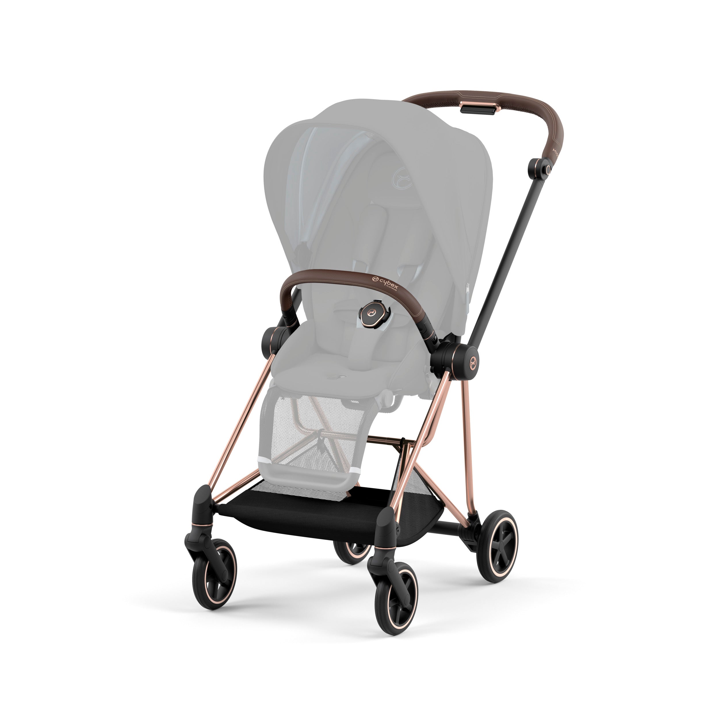Cybex Mios 3 Stroller Frame Rose Gold Brown