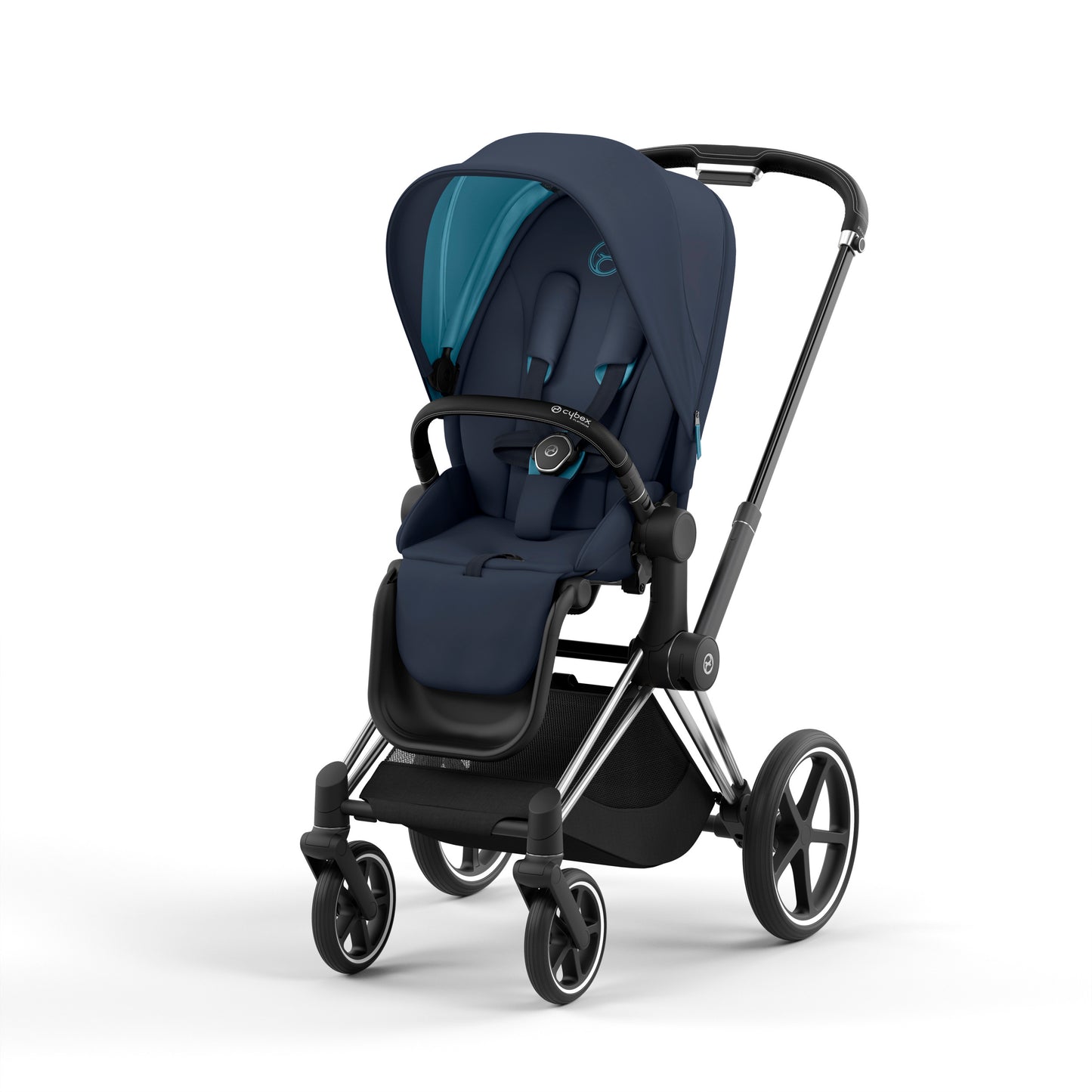 Cybex PRIAM 4 Stroller - Chrome/Black Frame