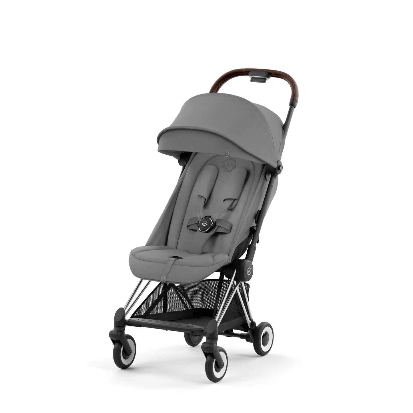 Cybex Coya Stroller - Chrome / Dark Brown Frame