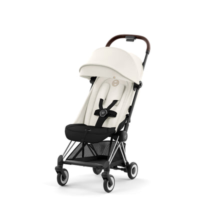 Cybex Coya Stroller - Chrome / Dark Brown Frame