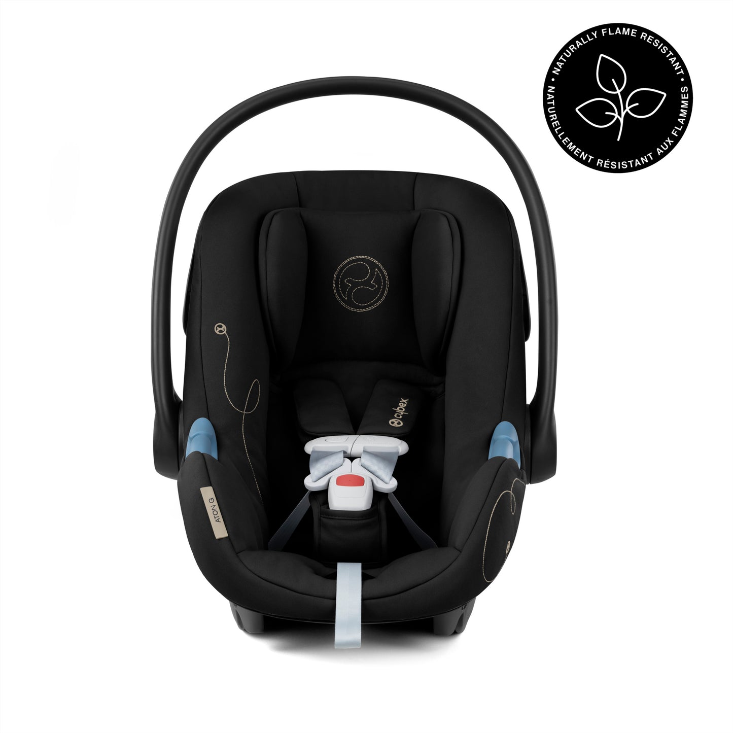 Asiento infantil para automóvil Cybex Aton G con sensor giratorio y seguro