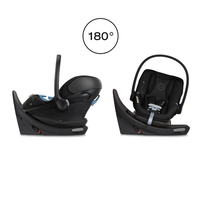 Assento de carro infantil seguro com sensor giratório Cybex Aton G