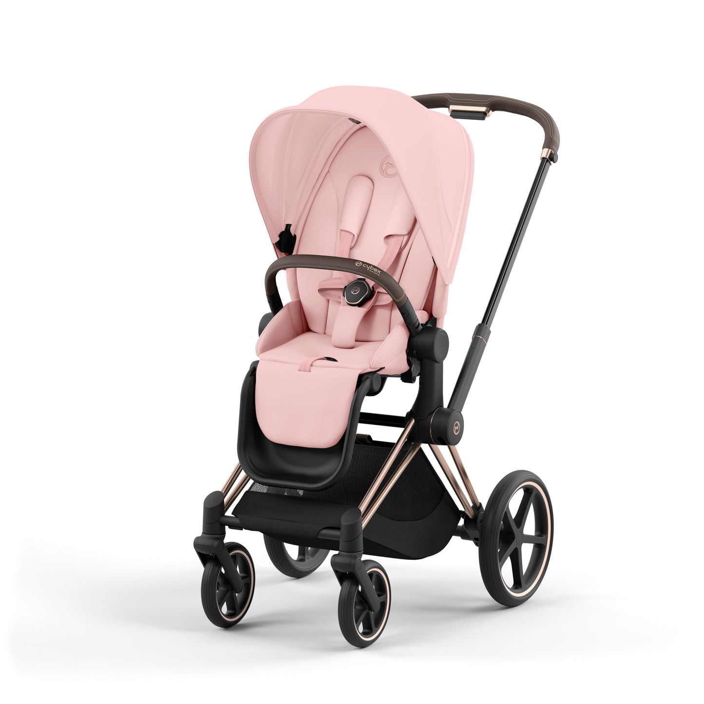 Cybex PRIAM 4 Stroller - Rose Gold/Brown Frame