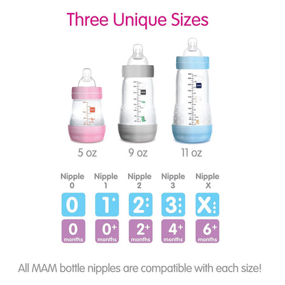 MAM Original Matte Bottles 9oz,  2 Pack