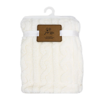 Rose Textiles Sculpted Sherpa Blanket