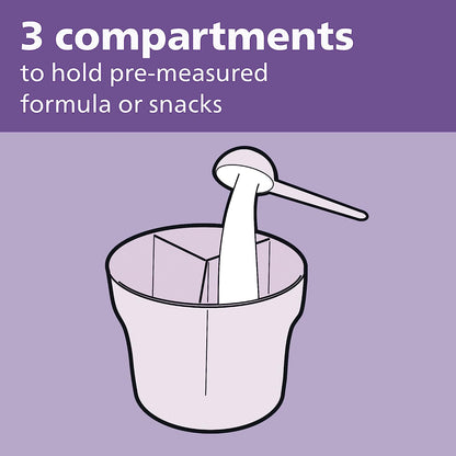 Avent Formula Dispenser And Snack Cup - Grey