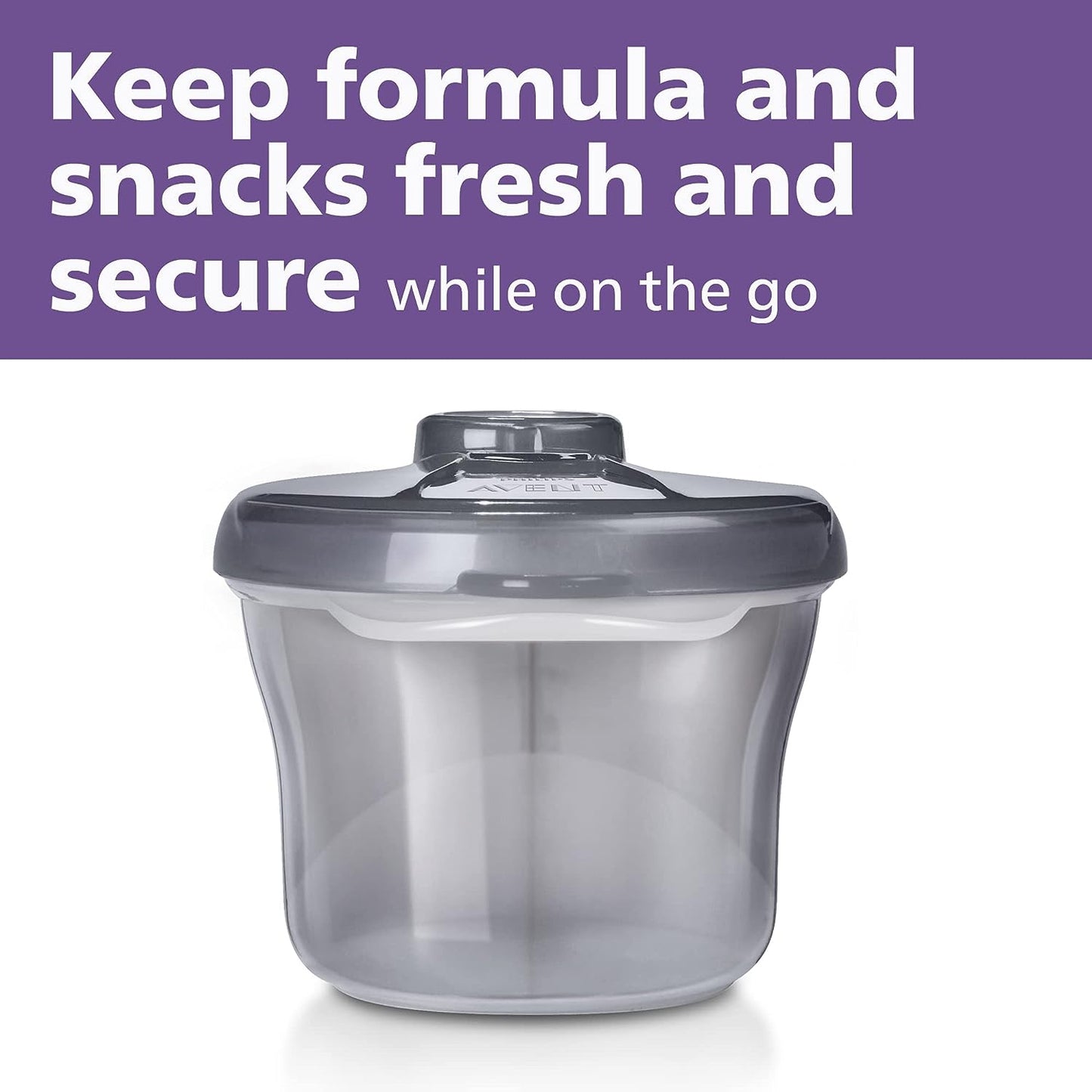 Avent Formula Dispenser And Snack Cup - Grey