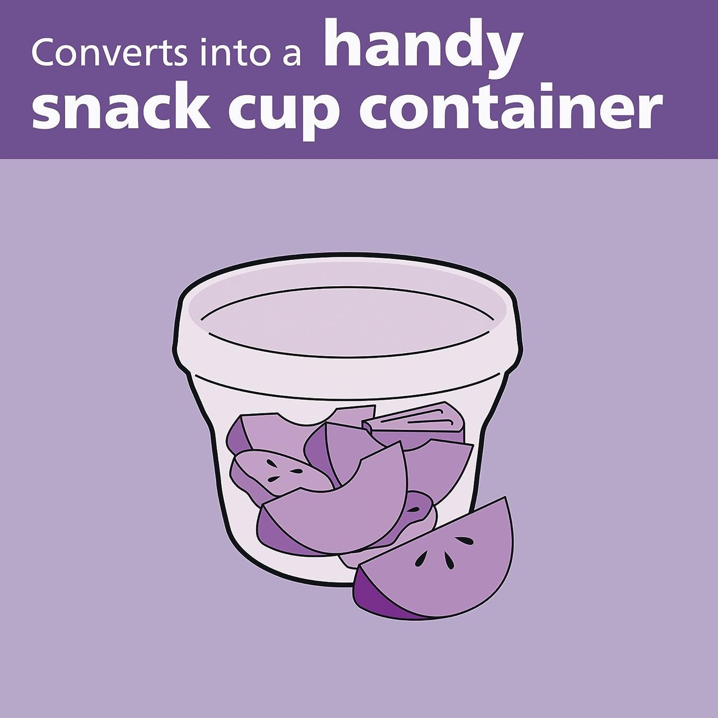 Avent Formula Dispenser And Snack Cup - Grey