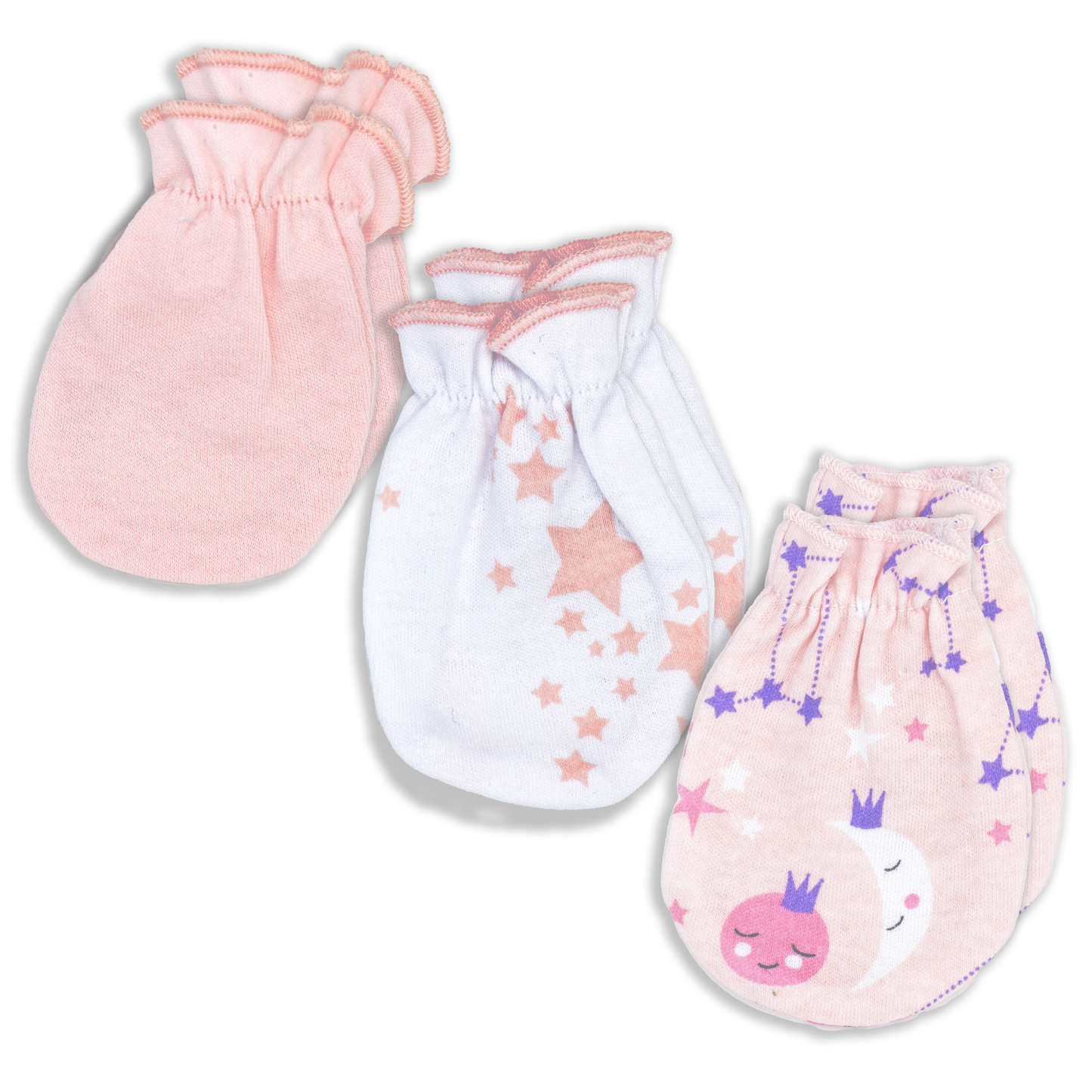 Pacote de 3 luvas Galaxy Rose Textiles