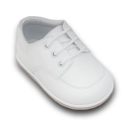 Karela Kids Leather Shoes Boy, White