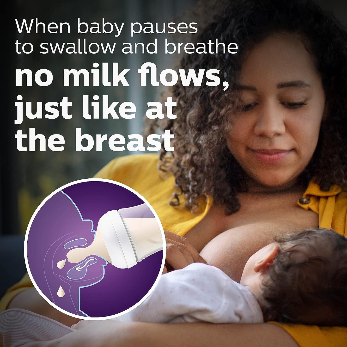 Avent Mamadeira Natural com Mamilo de Resposta Natural - Conjunto de Presente para Bebê Recém-nascido