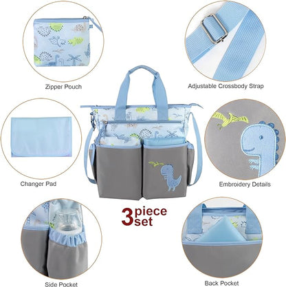 Bolsa de fraldas crossbody Baby Essentials 3 em 1