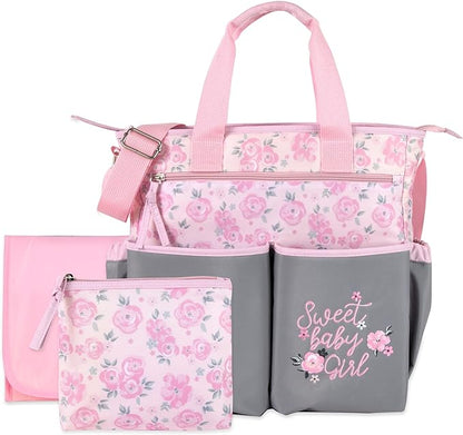 Bolsa de fraldas crossbody Baby Essentials 3 em 1