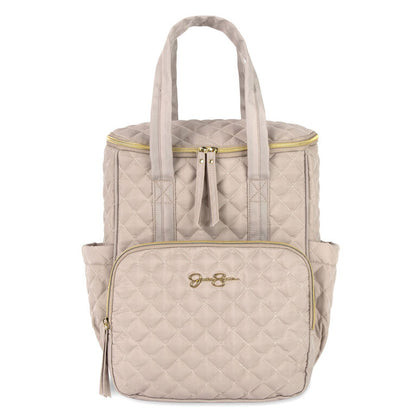 Jessica Simpson 3 Pieces Quilted Diaper Bag Backpack