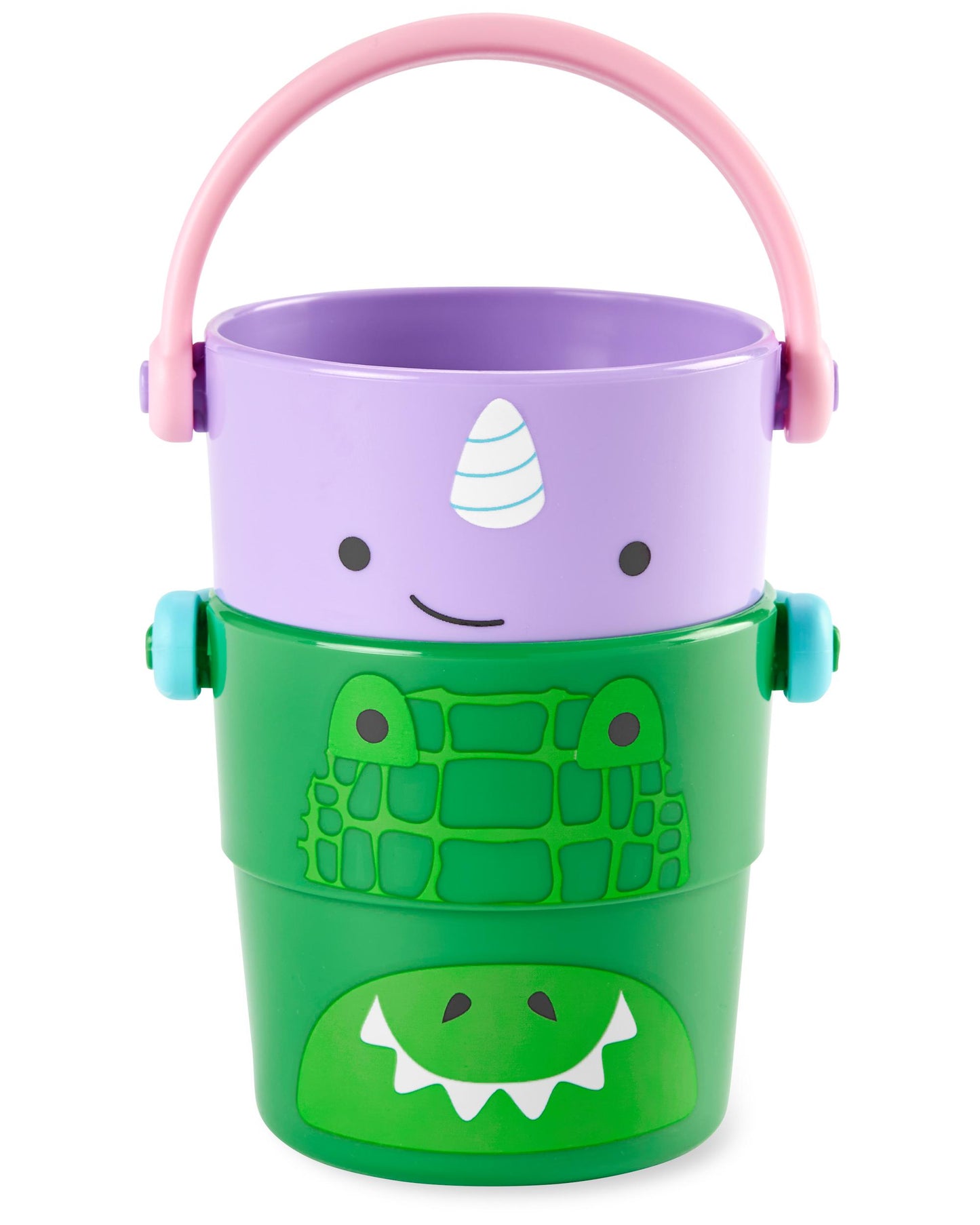 Skip Hop Zoo Stack & Pour Buckets Baby Bath Toy