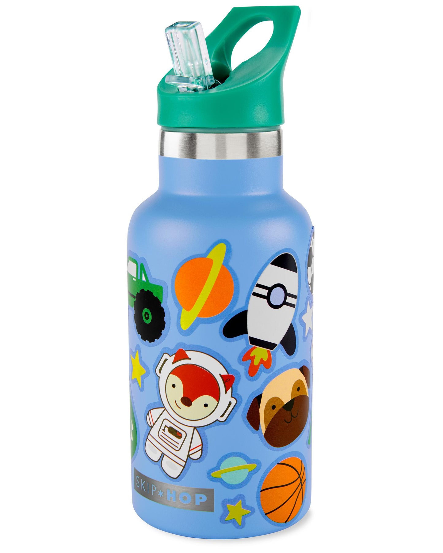 Skip Hop Stainless Steel Canteen Bottle With Stickers