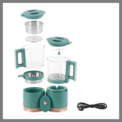 Processador de alimentos 4 em 1 Baby Moov Duo Meal Glass