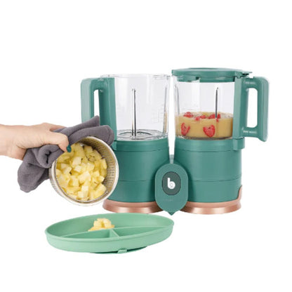 Processador de alimentos 4 em 1 Baby Moov Duo Meal Glass