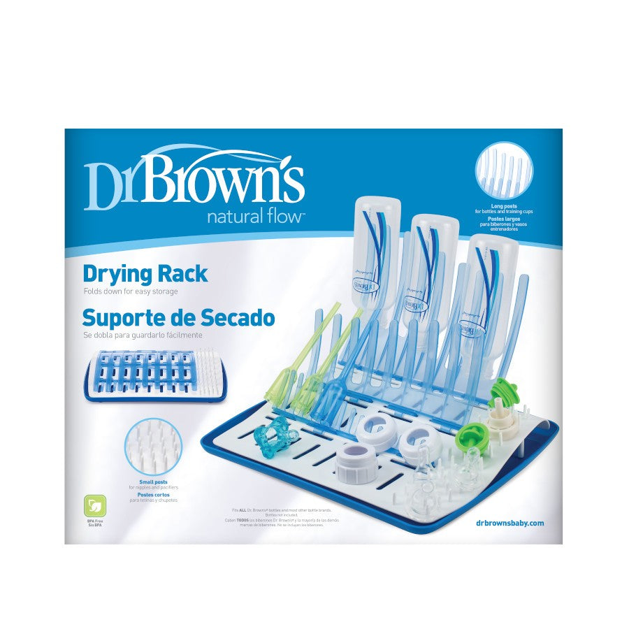 Rack de secagem dobrável de fluxo natural do Dr. Brown