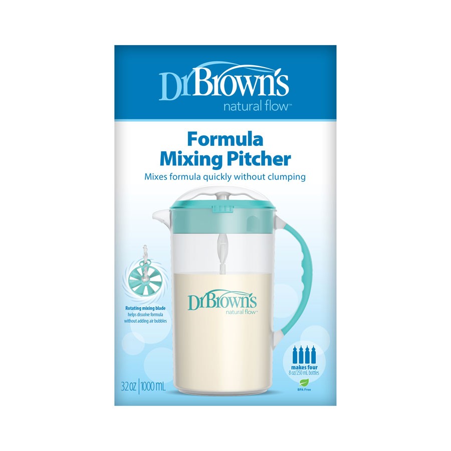 Dr. Brown’s Natural Flow® Formula Mixing Pitcher, Teal