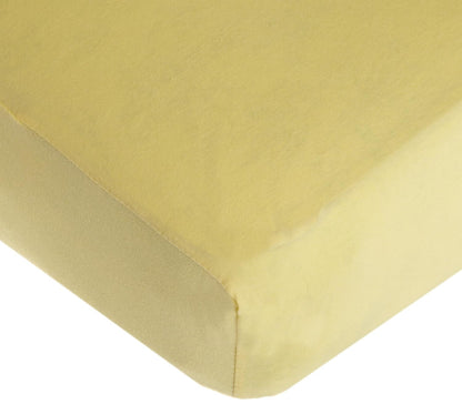 American Baby Supreme Cotton Jersey Crib Sheet - Maize