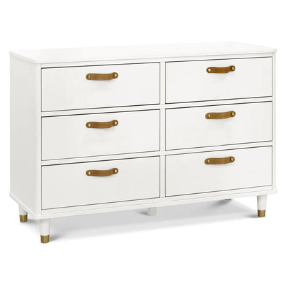 namesake Tanner 6-Drawer Dresser in Warm White