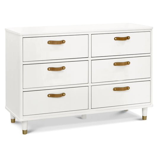 namesake Tanner 6-Drawer Dresser in Warm White