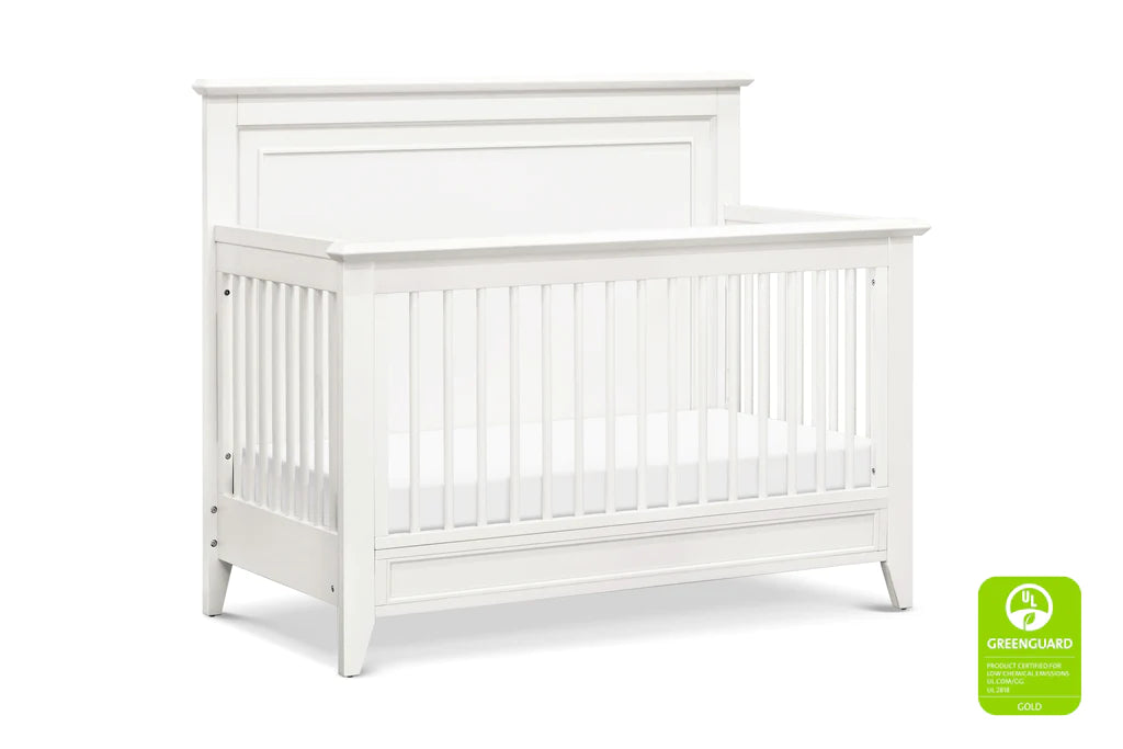 Monogram Beckett 4-in-1 Convertible Crib in Warm White