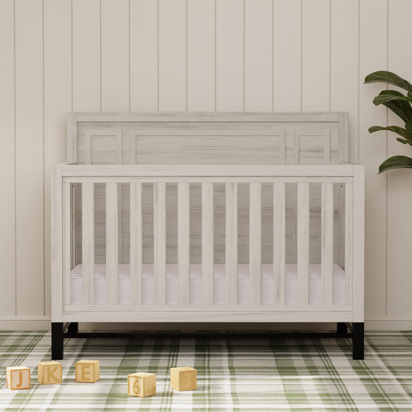 Monogram Newbern 4-in-1 Convertible Crib