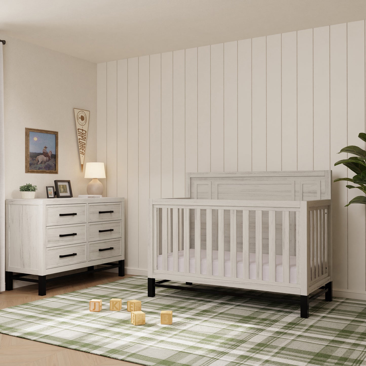 Monogram Newbern 4-in-1 Convertible Crib